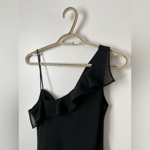🍂HOST PICK!🍂Women’s LORI ANN Little Black Dress Y2K Fashion Black Asymmetrical - Picture 10 of 10